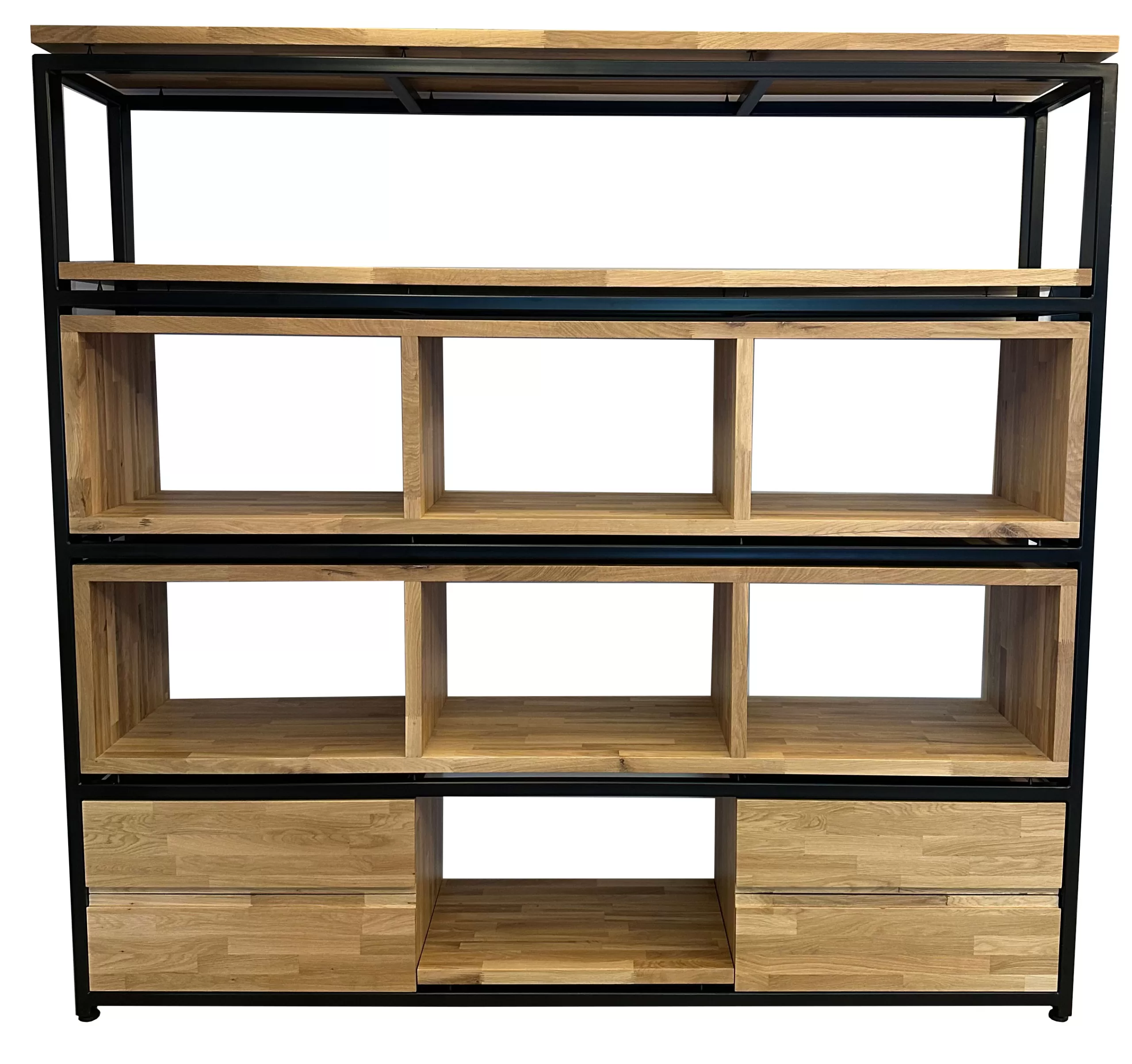 Mueble home cinema Orion 14 biblioteca recortada scaled